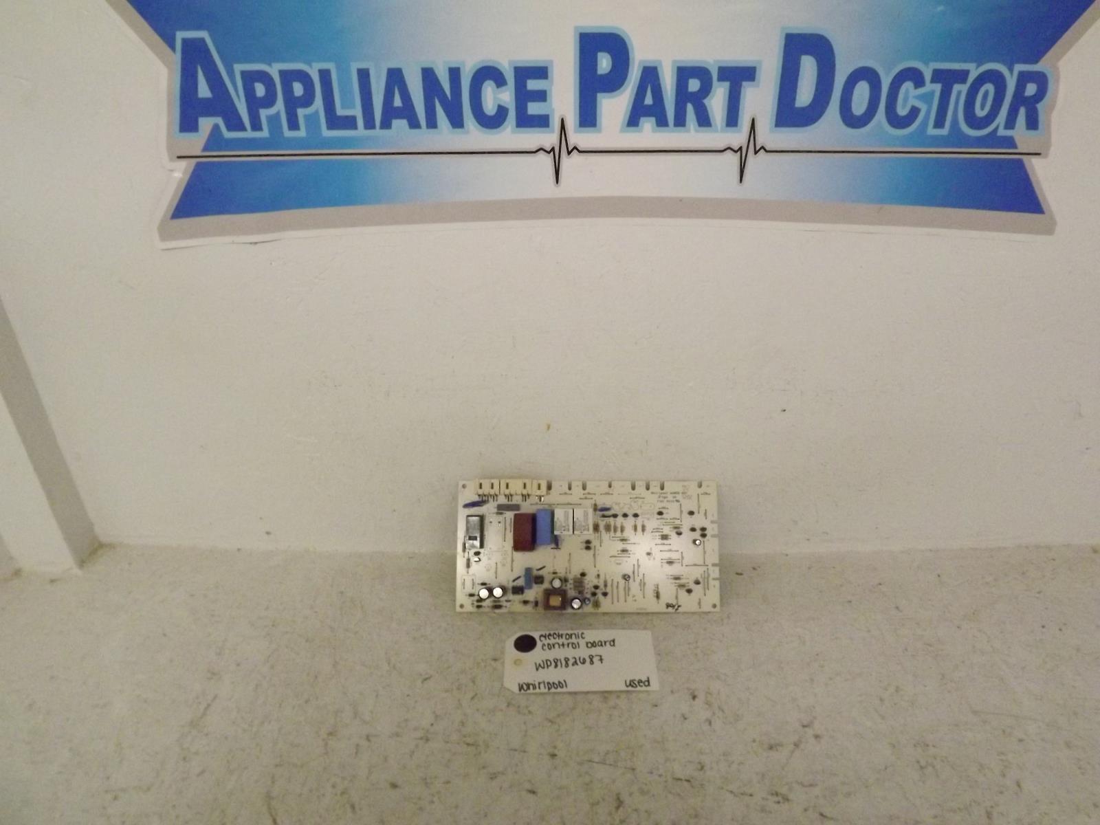 Whirlpool Washer WP8182687 Electronic Control Board Used Whirlpool Washer WP8182687 Electronic Control Board Used